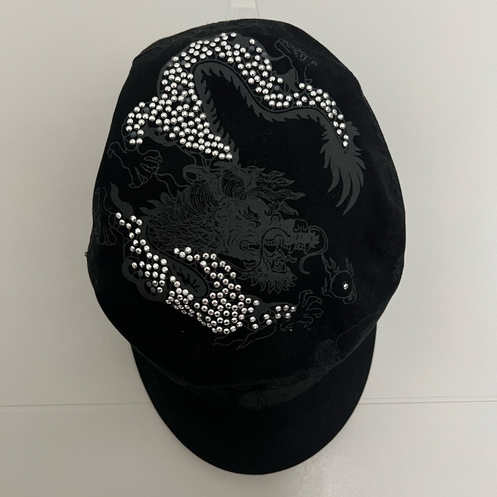 y2k grunge bedazzled cap